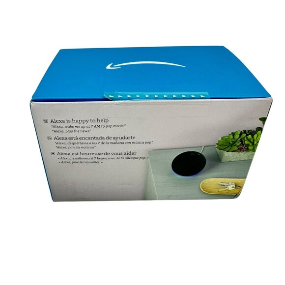 Echo Dot (4th Gen) Smart Speaker Alexa - B7W64E - Charcoal - NIB - Picture 2 of 7